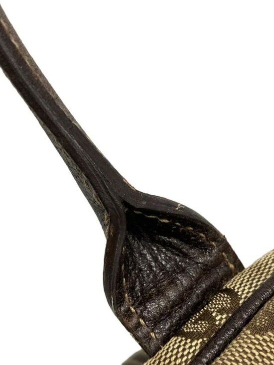 Gucci Shoulder Bag Prince GG Pattern Sherry Beige Dark Brown - Picture 10 of 15